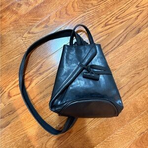 Elegant Black Leather Women's Bag